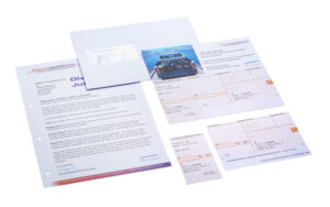 Transaktionsdruck: Zahlscheine.