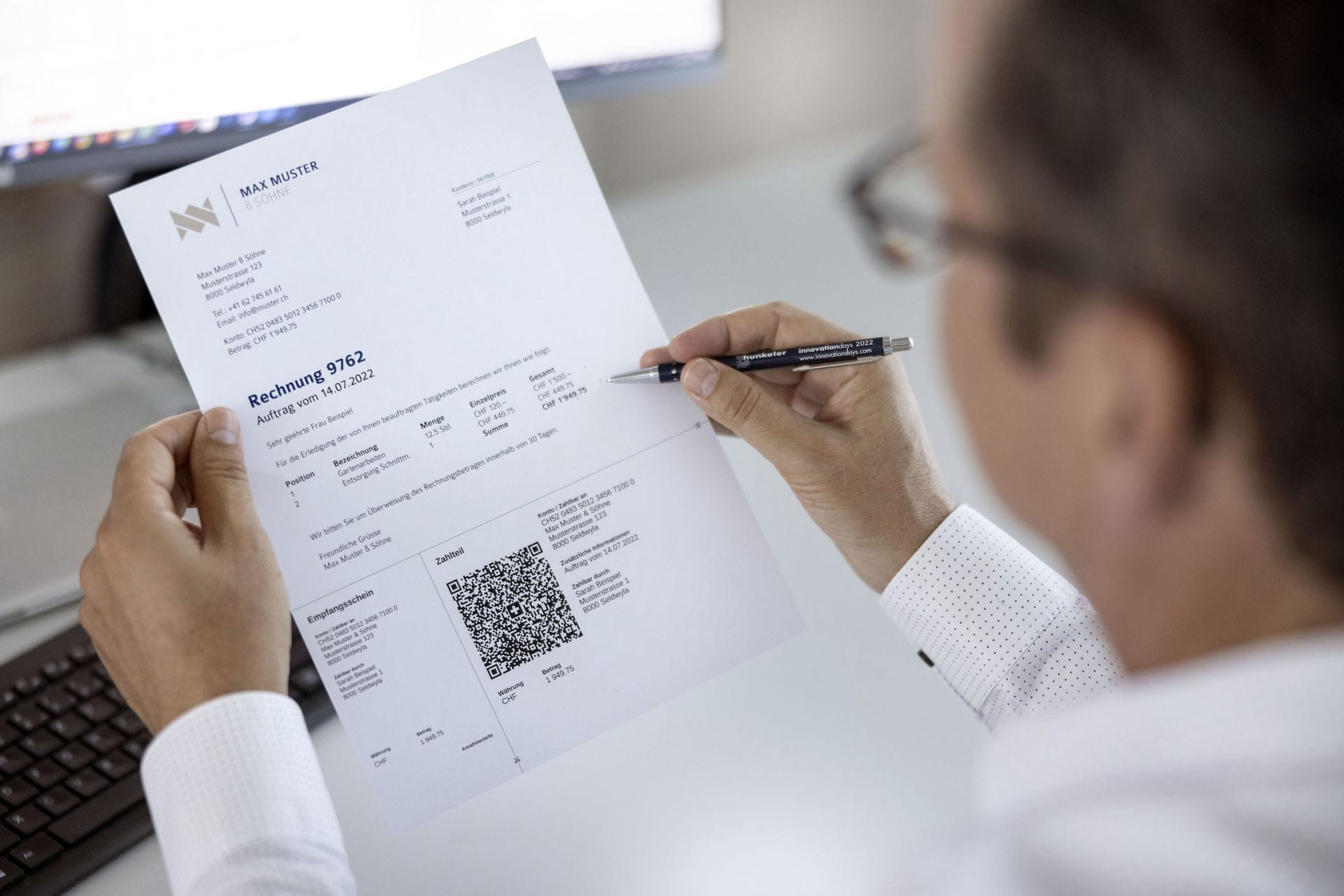 Transaktionsdruck Headerbild.