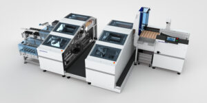 Buch Sortiermodul BSM mit zwei Füllstationen.