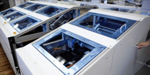 Buch Sortiermodul BSM Füllstationen Nahaufnahme.