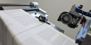 Starbook Plowfolder Buchlösung Falzen Nahaufnahme.