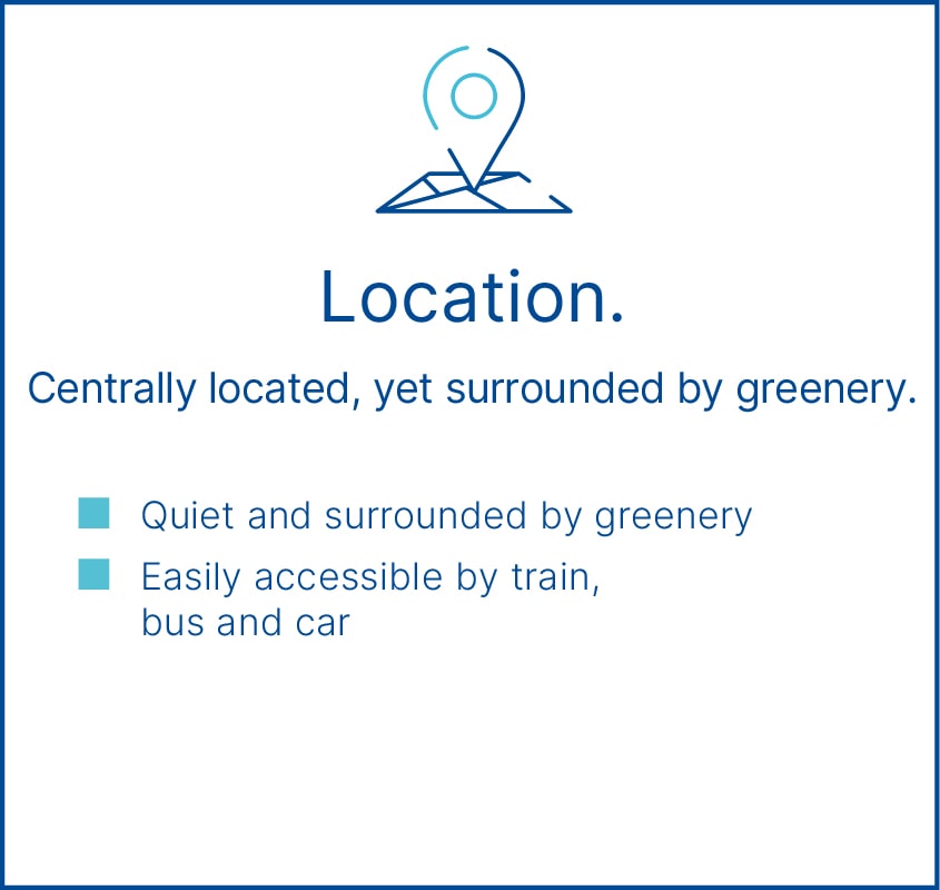 What we offer: Location