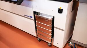 Starbook Sheetfolder SF8 paper waste can.