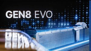 Gen8 EVO Bildschirm an den Hunkeler Innovationdays 2025.