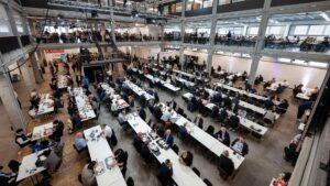 Impressionen der Hunkeler Innovationdays 2025 des Caterings in Halle 3.