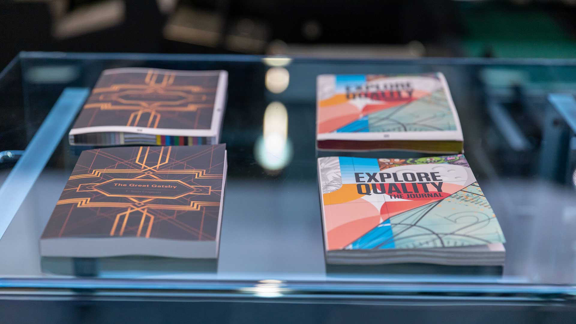 Book block end product.