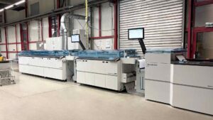 Hunkeler Rolle-Stapel-Lösung bei Melter.