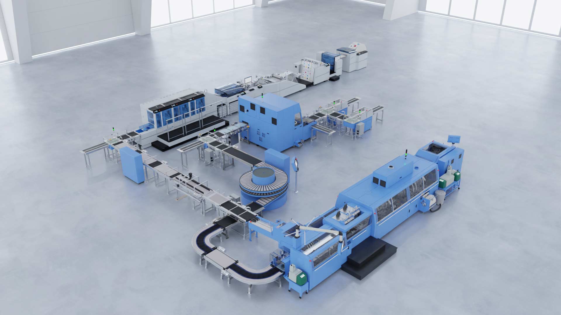 Hunkeler Starbook Sheetfolder with Müller Martini Antaro Digital and InfiniTrim.